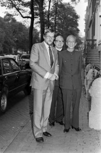 Wethouder Heerma met loco-burgemeester van Peking, Zhang Peng, Bestanddeelnr 933-0834