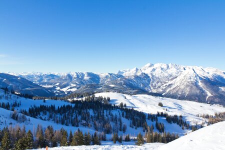 Winter nature mountain