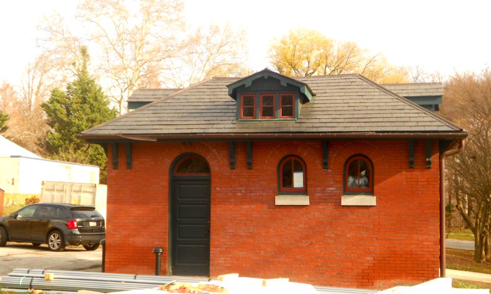 Western Centennial Comfort Station from W