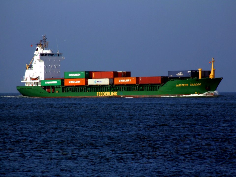 Western Trader IMO 9031416 - Callsign V2IO at Rotterdam