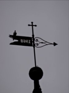 Wetterfahne auf der Kirche in Rudisleben, Arnstadt