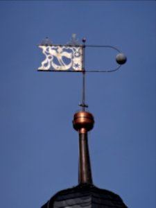 Wetterfahne der Kirche in Saalfeld, Mühlhausen
