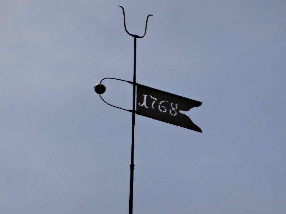 Wetterfahne auf der Kirche von Milbitz, Rottenbach