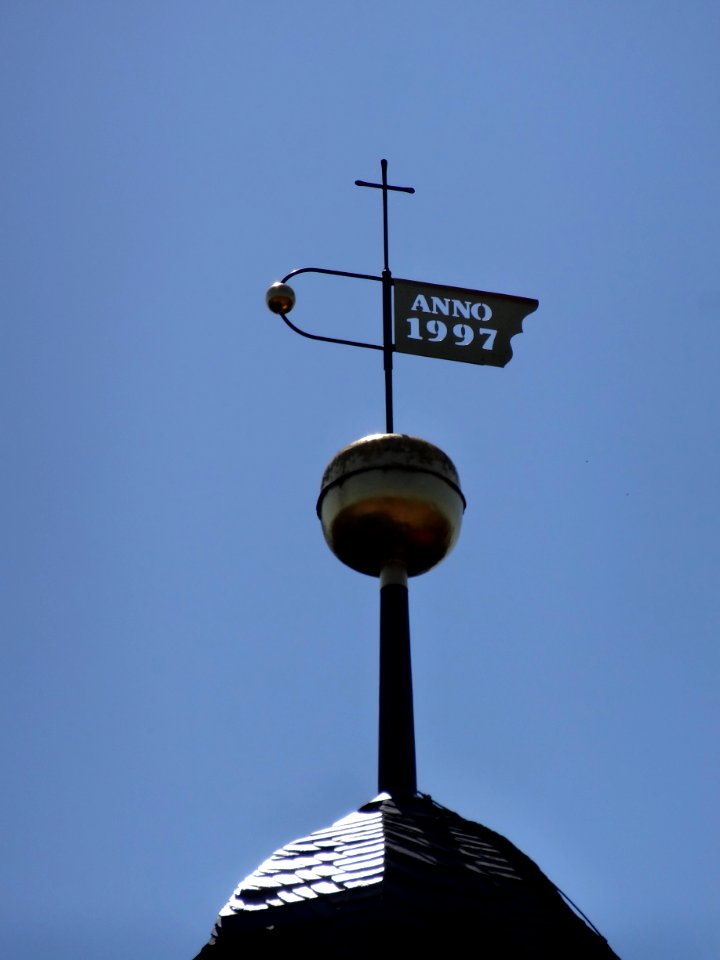Wetterfahne auf der Kirche in Auerstedt