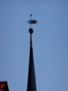Wetterfahne auf der St. Mauritius Kirche in Bad Sulza