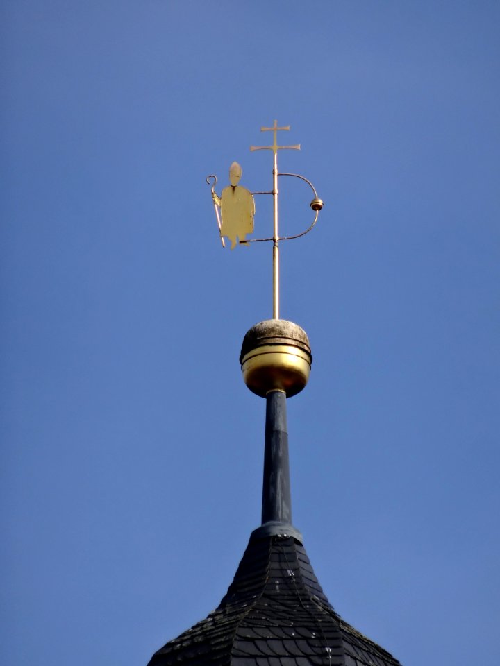 Wetterfahne auf der Kirche in Zella (Anrode)
