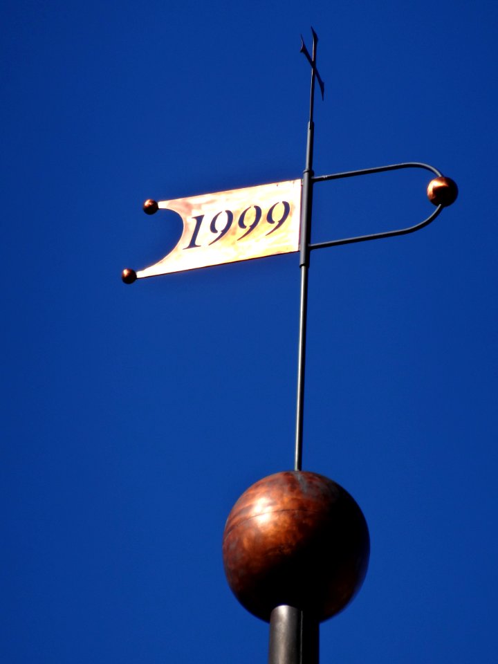 Wetterfahne auf der Gothaischen Kirche in Kleinschmalkalden