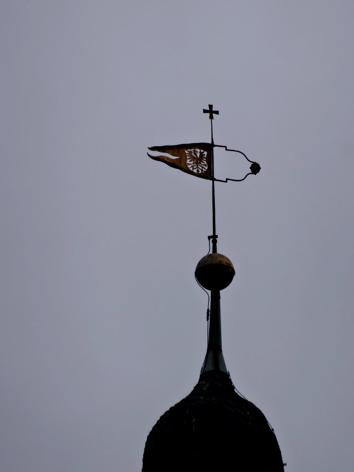 Wetterfahne auf dem Neutorturm in Arnstadt