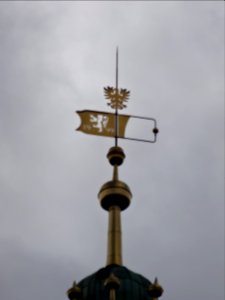 Wetterfahne auf dem Neideckturm in Arnstadt