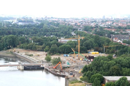 Weserkraftwerk Baustelle 5