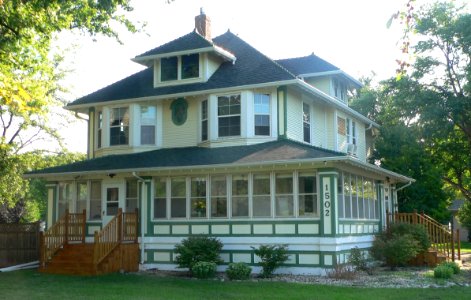 Werth house (Aberdeen, SD) from SW 1