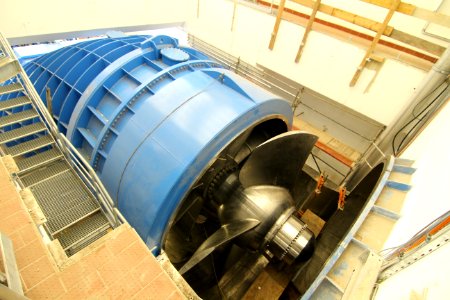Weserkraftwerk Turbine 5 photo