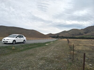 Roadtrip valley mountain