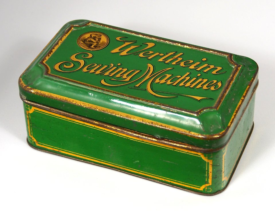 Wertheim Sewing Machines tin, picture 1