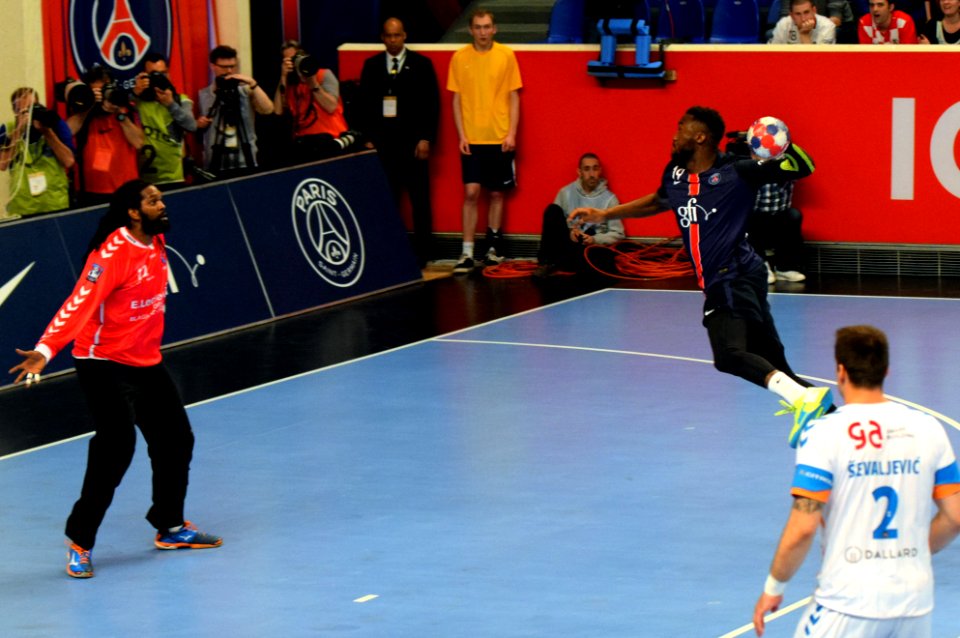 Wesley Pardin et Luc Abalo-20160416-PSG-TOULOUSE