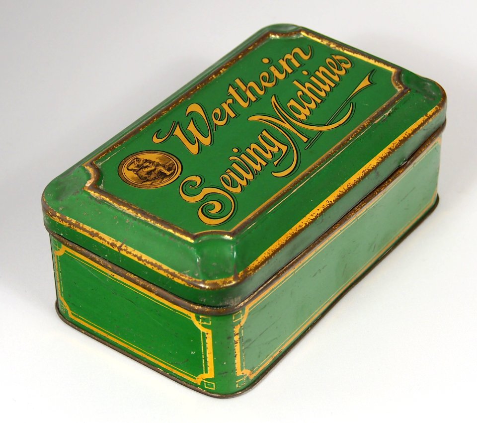 Wertheim Sewing Machines tin, picture 2