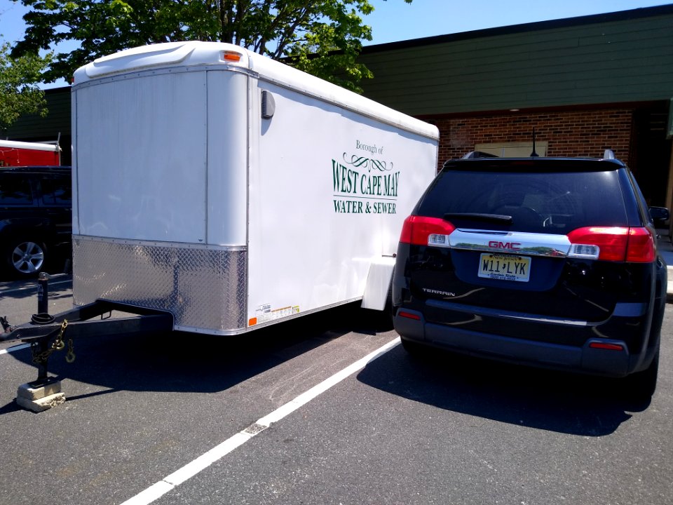West Cape May water and sewer trailer