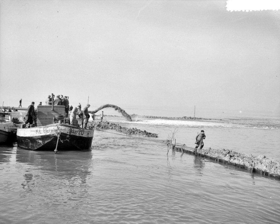 Werkzaamheden Deltaplan bij Hellevoetsluis, Bestanddeelnr 908-4349