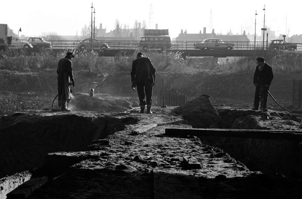 Werkzaamheden IJ tunnelbouw bij Dijksgracht, Bestanddeelnr 913-2049