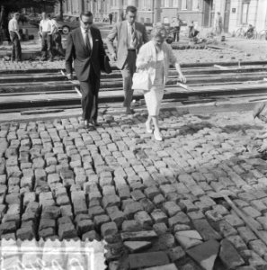 Werkzaamheden in Amsterdam, riolen enz, Bestanddeelnr 909-8340