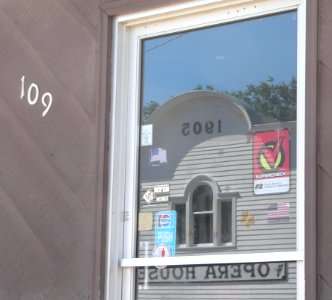 Wessington Springs opera house address reflection