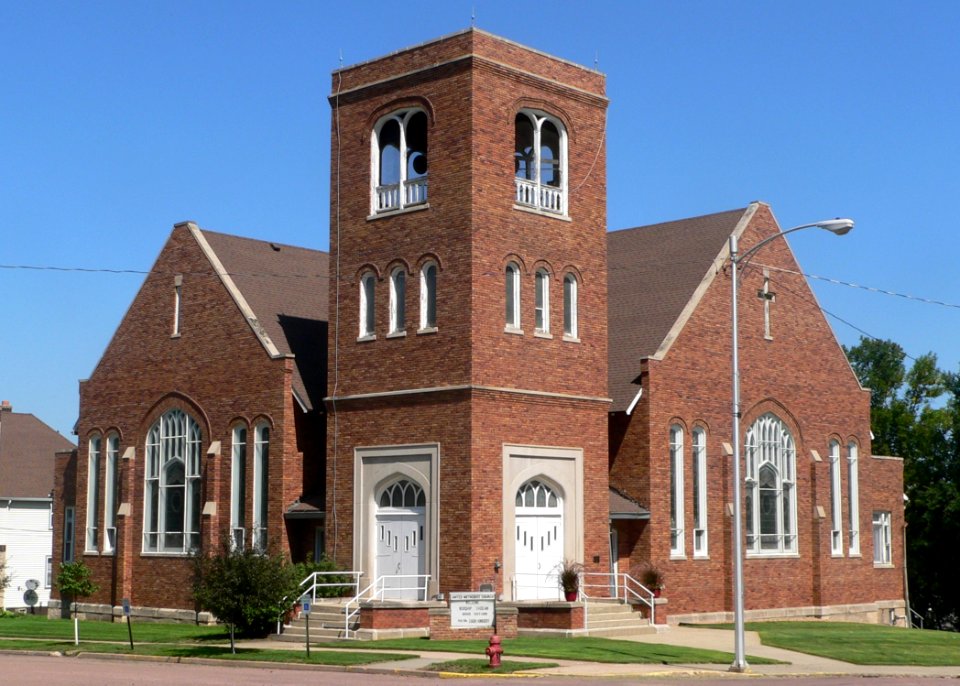 Wessington Springs Methodist church from SW 1
