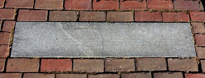 West Cambridge Railroad Station - Arlington, MA - DSC03420