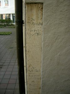 Westenstr 83 Eichstätt -Hochwassermarke