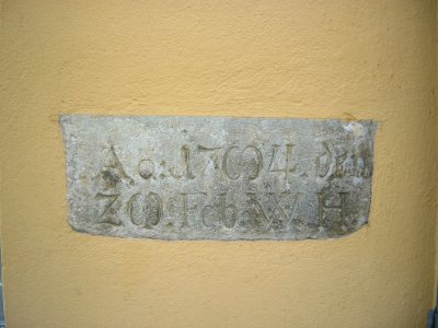 Westenstr 43 47 Eichstätt -Hochwassermarke