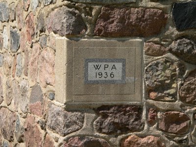 Wessington Springs fieldhouse cornerstone 1