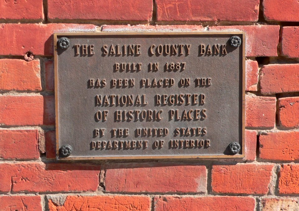 Western, Nebraska post office plaque