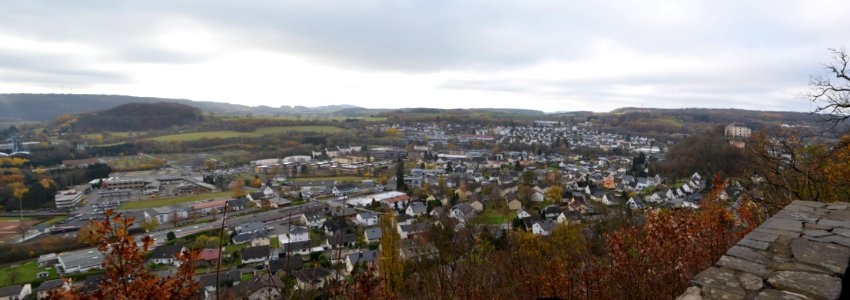 Westerburg, Blick vom Vertriebenendenkmal über die Stadt