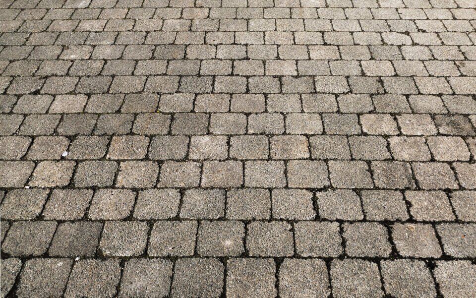 Concrete blocks paved background