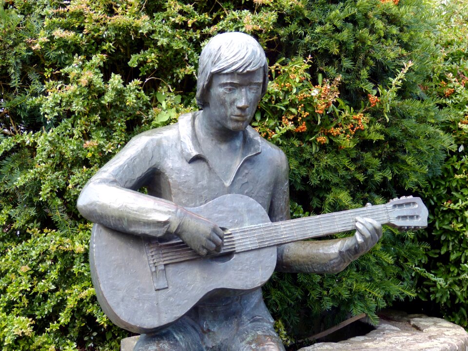 Play guitar stringed instrument figure