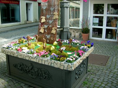 Westenstr Eichstätt -Brunnen Ostern 2014