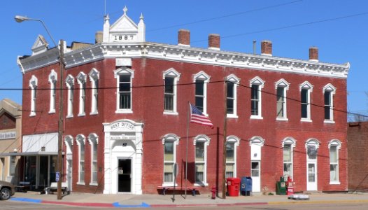 Western, Nebraska post office from SW 2