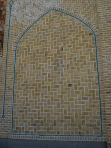 West Wall of Golshan Hawza - during rebuilding - Nishapur 4