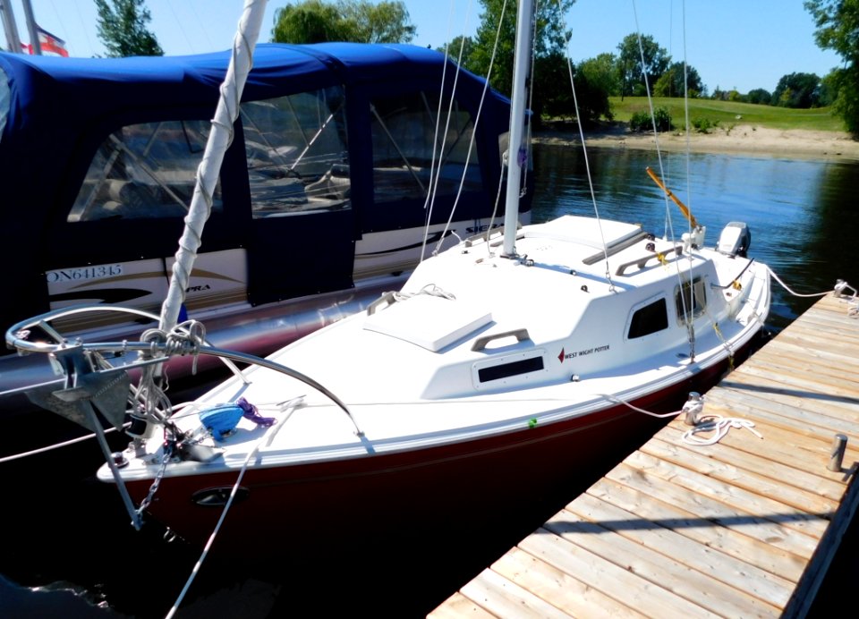 West Wight Potter 19 sailboat Time Bandit 2184