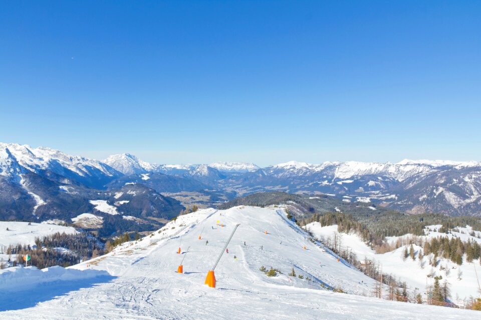 Winter nature mountain
