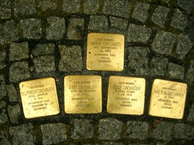 Westenstr 1 Eichstätt -Stolpersteine Dachauer (2)
