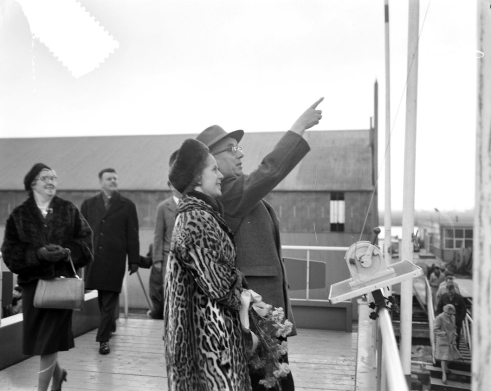 Zaanl. Scheepbouw Maatschappij tewaterlating Lis Frellsen, Bestanddeelnr 913-5802