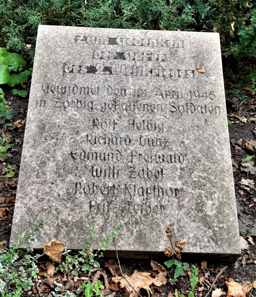 Zörbig Gedenktafel 2.WK