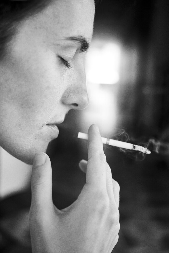 Portrait photography nicotine