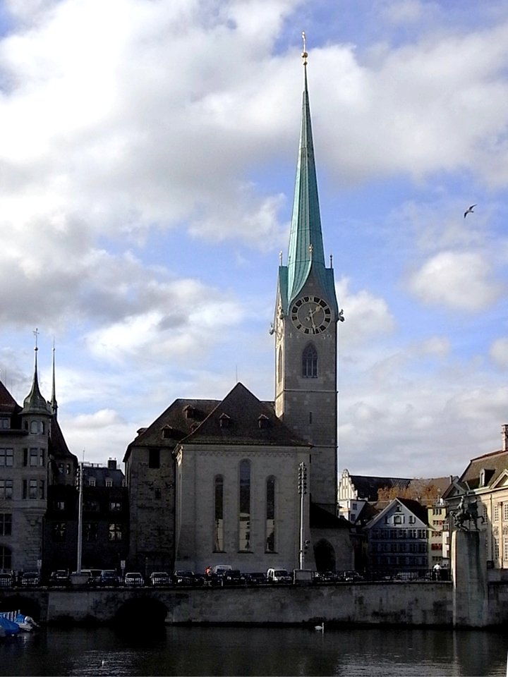 Zürich, Fraumünster von Osten, 42