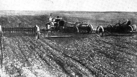 Zaaien met tractor, Bestanddeelnr 195-0124