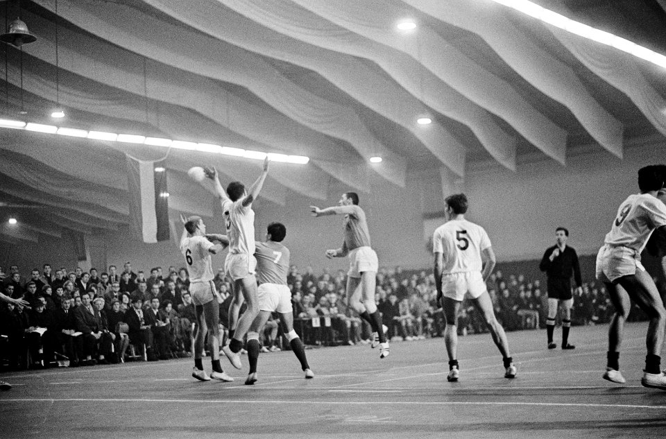 Zaalhandbal Nederland tegen Frankrijk te Den Haag , spelmomenten, Bestanddeelnr 917-4066