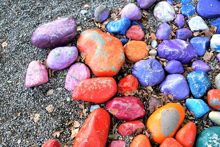 Nature structure colorful stone