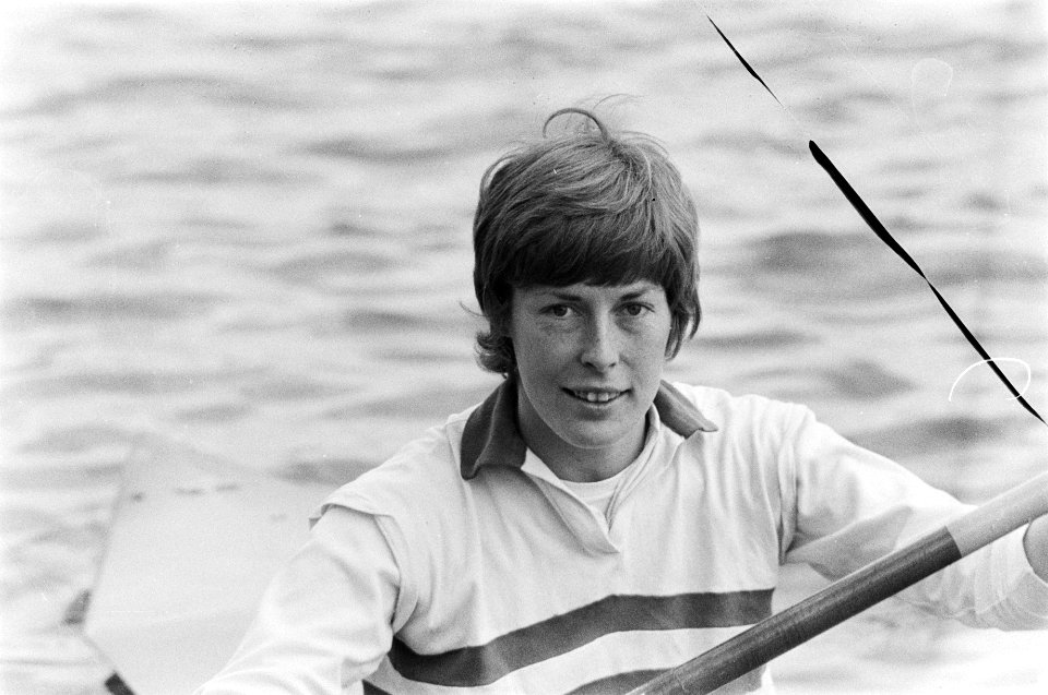 Zaan Regatta kanovaren in Zaandam, Ans Stormink Vriends kop, Bestanddeelnr 927-2450