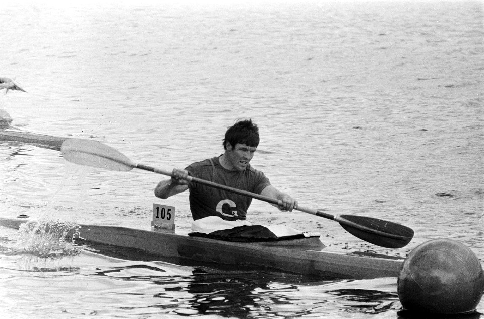 Zaan Regatta kanovaren in Zaandam, Paul Hoekstra in actie, Bestanddeelnr 927-2451
