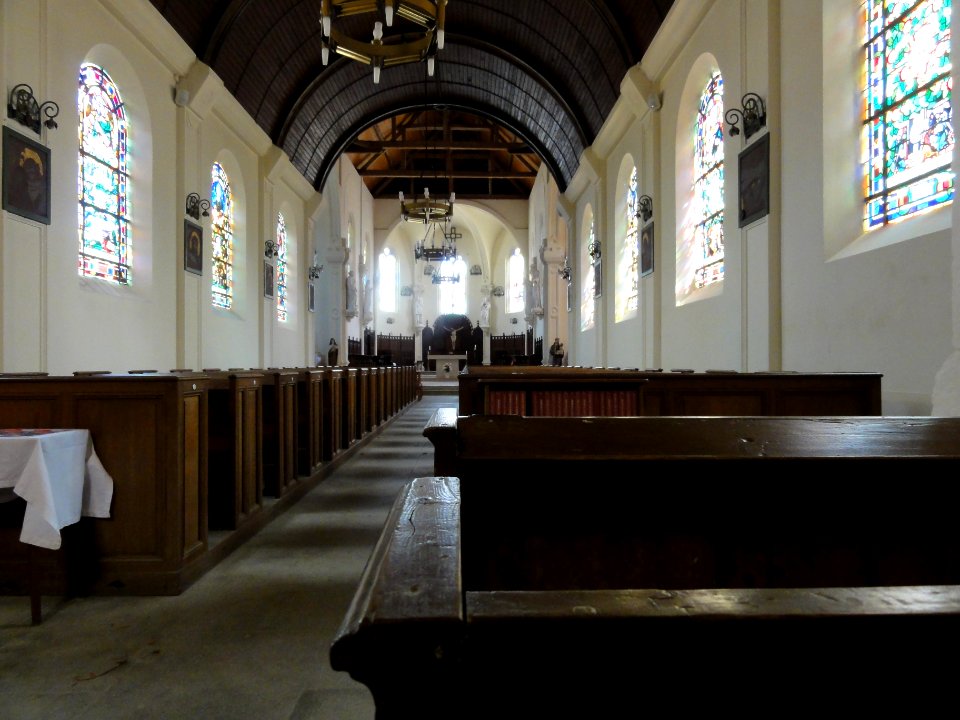 Ypreville-Biville (Seine-Mar.) église d'Ypreville, intérieur